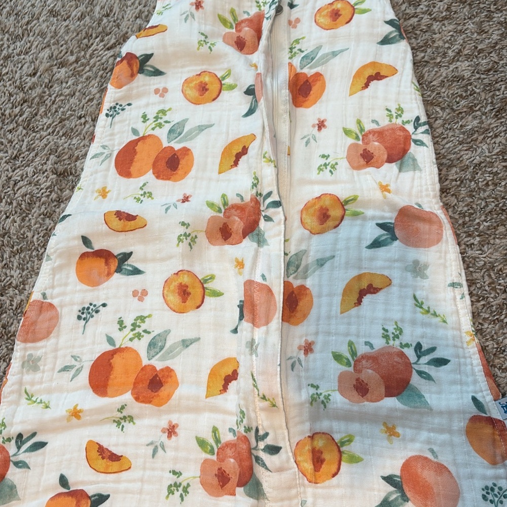 Peach Print Kids Pajamas Sleep Sack
